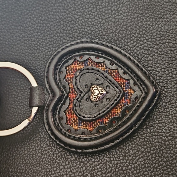 Brighton Accessories - Brighton Heart-Shaped Black Keychain